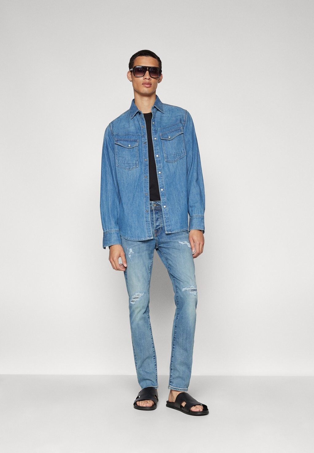 Джинсы скинни JJIGLENN JJFOX Jack & Jones, синие джинсы
Джинсы скинни JJIGLENN JJFOX Jack & Jones, синие джинсы