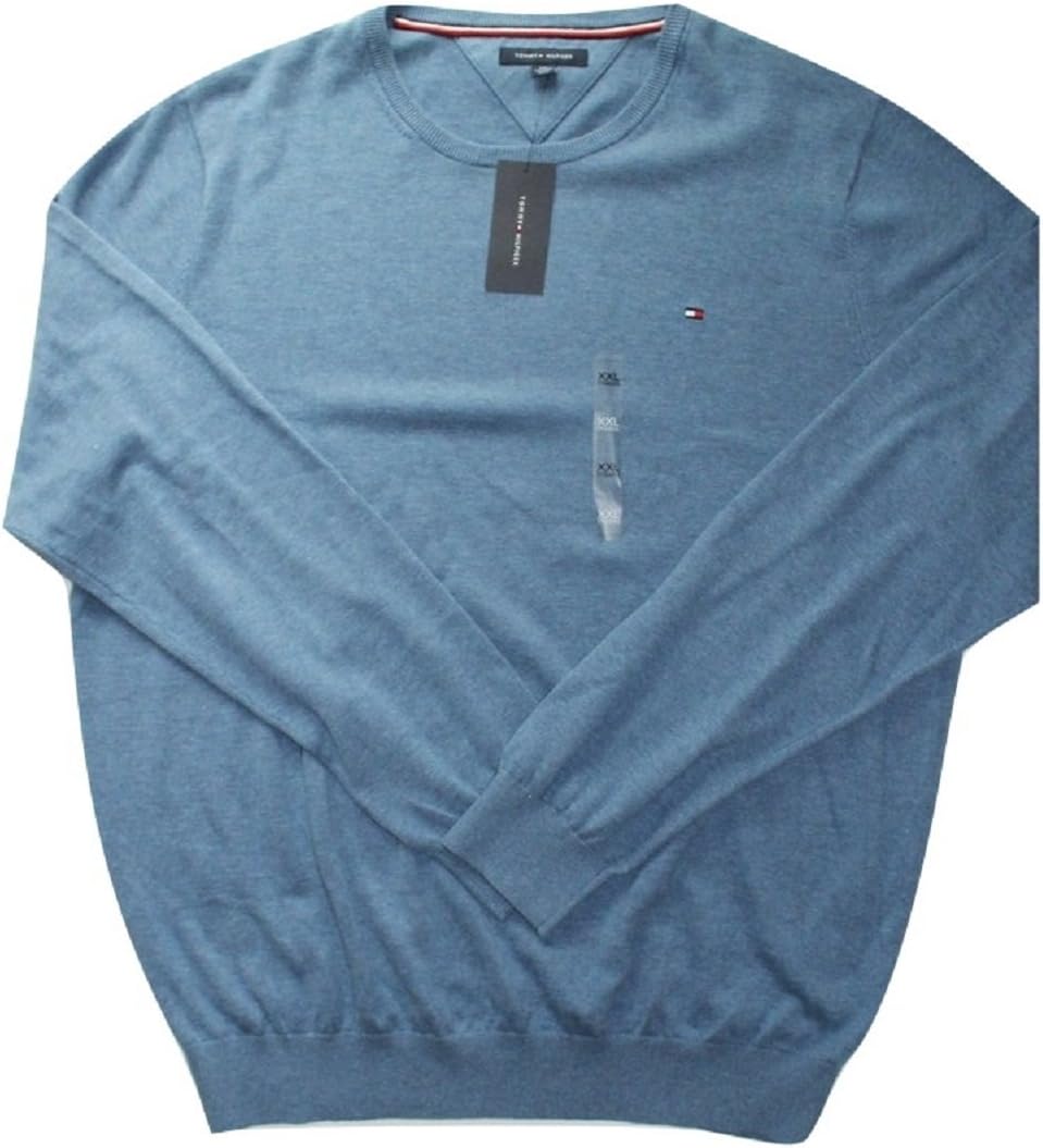 Мужской фирменный однотонный свитер с круглым вырезом Tommy Hilfiger, Blue
Мужской фирменный однотонный свитер с круглым вырезом Tommy Hilfiger, Blue