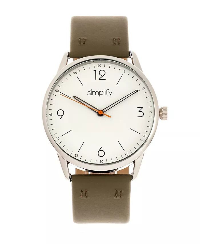 Кварцевые часы The 6300, белый циферблат, натуральная оливковая кожа, 41 мм Simplify, зеленый
Кварцевые часы The 6300, белый циферблат, натуральная оливковая кожа, 41 мм Simplify, зеленый