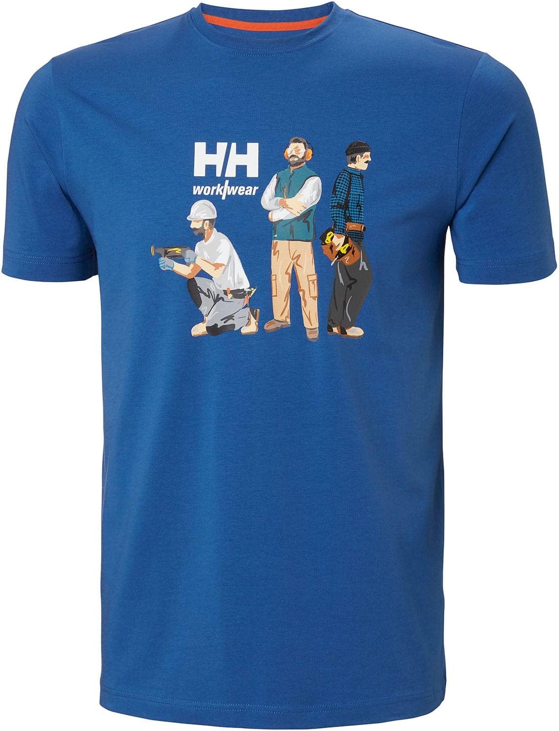 Helly-Hansen футболка с принтом для мужчин, HHWW прочный ребристый трикотаж, эластичный хлопок, повседневная футболка casual, HH лого, рабочая одежда Helly Hansen, 636 Azurite
Helly-Hansen футболка с принтом для мужчин, HHWW прочный ребристый трикотаж, эластичный хлопок, повседневная футболка casual, HH лого, рабочая одежда Helly Hansen, 636 Azurite