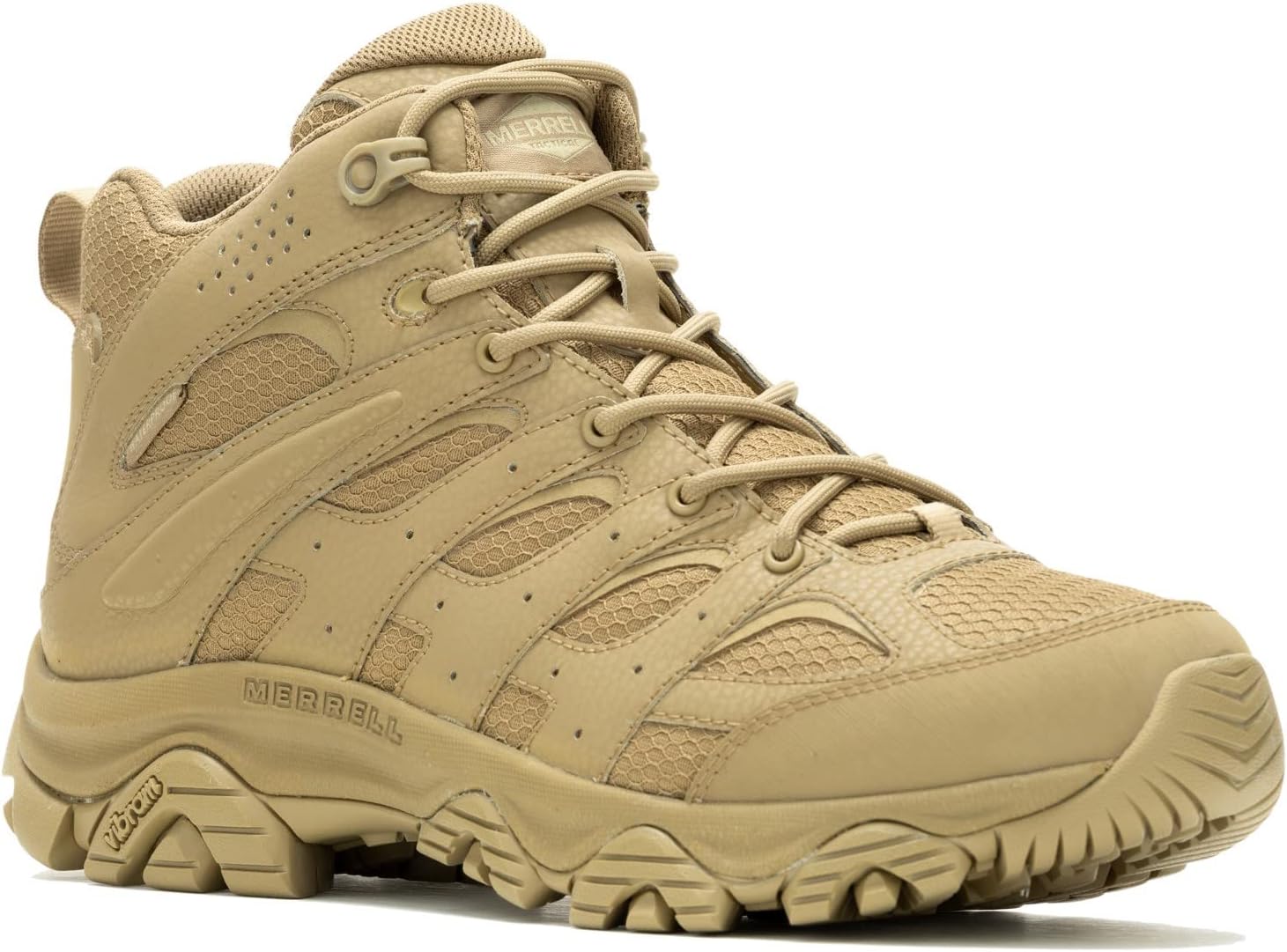 Мужские тактические ботинки Merrell Moab 3 Mid с водонепроницаемой мембраной, верх из лакированной кожи и сетки, для боевых действий, походов и работы, Dark Coyote
Мужские тактические ботинки Merrell Moab 3 Mid с водонепроницаемой мембраной, верх из лакированной кожи и сетки, для боевых действий, походов и работы, Dark Coyote