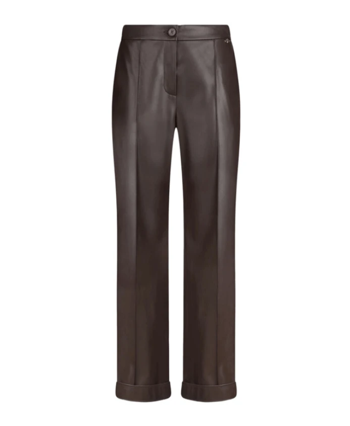 Брюки в шоколадной глазури, стильная модель Liu Jo, коричневый
Брюки в шоколадной глазури, стильная модель Liu Jo, коричневый