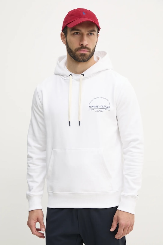Хлопковая толстовка Tommy Hilfiger, белый
Хлопковая толстовка Tommy Hilfiger, белый