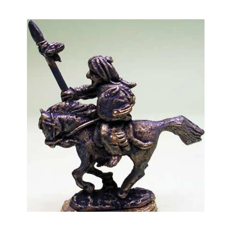 Индийский храбрый с копьем на лошади, Ponywars - Wild West (15mm)
Индийский храбрый с копьем на лошади, Ponywars - Wild West (15mm)