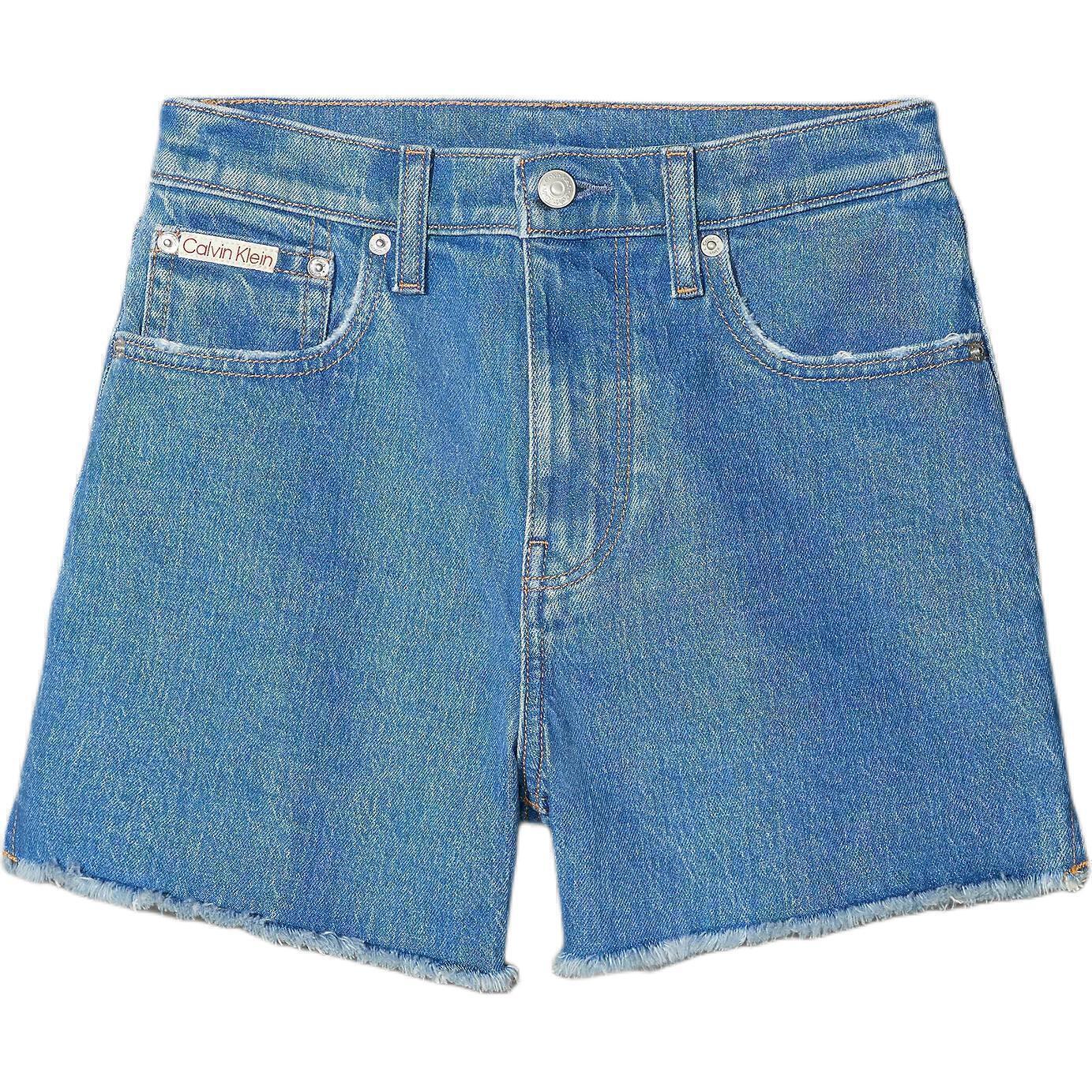 Кальвин Кляйн Джинсовые шорты женские голубые
Кальвин Кляйн Джинсовые шорты женские голубые