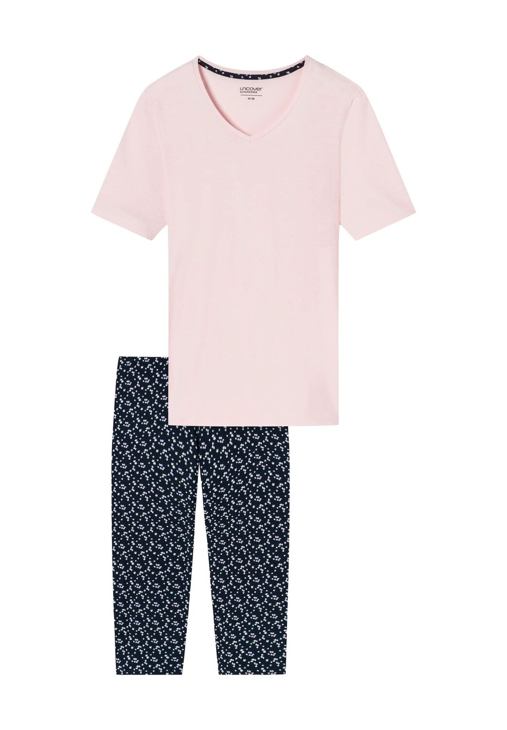 Пижама-капри, V-образный вырез, качество одинарного джерси, для женщин Uncover by SCHIESSER, цвет 506 Ros_
Пижама-капри, V-образный вырез, качество одинарного джерси, для женщин Uncover by SCHIESSER, цвет 506 Ros_