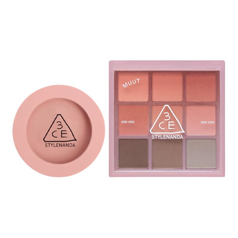 Ограниченная палитра теней для век и румян из 9 цветов увлажняющая для лица 3CE
Ограниченная палитра теней для век и румян из 9 цветов увлажняющая для лица 3CE