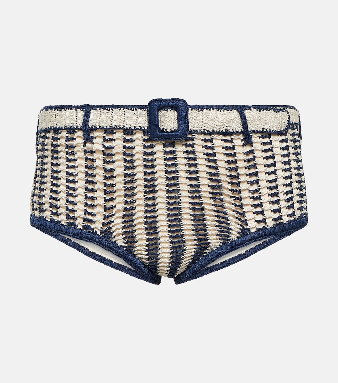 Хлопковые плавки бикини с высокой посадкой, связанные крючком. Anna Kosturova, синий
Хлопковые плавки бикини с высокой посадкой, связанные крючком. Anna Kosturova, синий