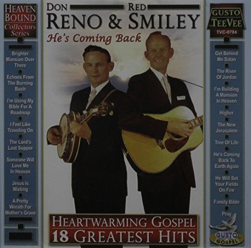 CD диск Reno, Don / Smiley, Red: Heartwarming Gospel: 18 Greatest Hits
CD диск Reno, Don / Smiley, Red: Heartwarming Gospel: 18 Greatest Hits