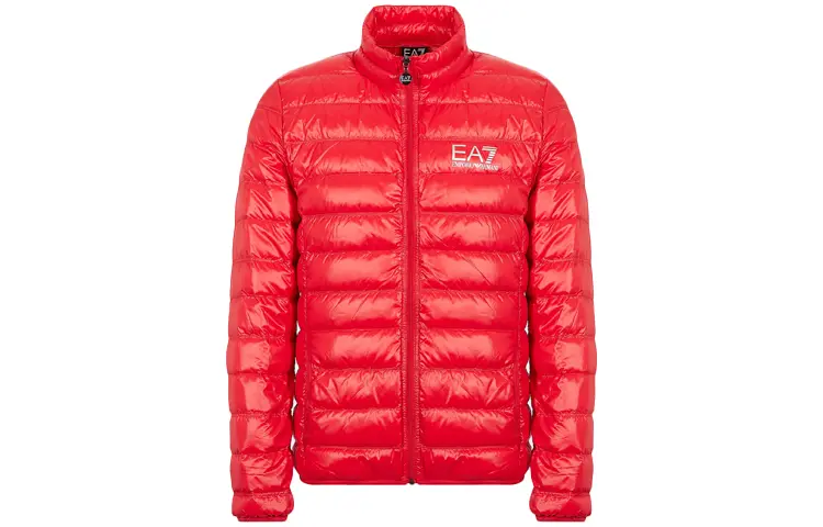 EMPORIO ARMANI Красная пуховая куртка EA7 для мужчин, Red 
EMPORIO ARMANI Красная пуховая куртка EA7 для мужчин, Red