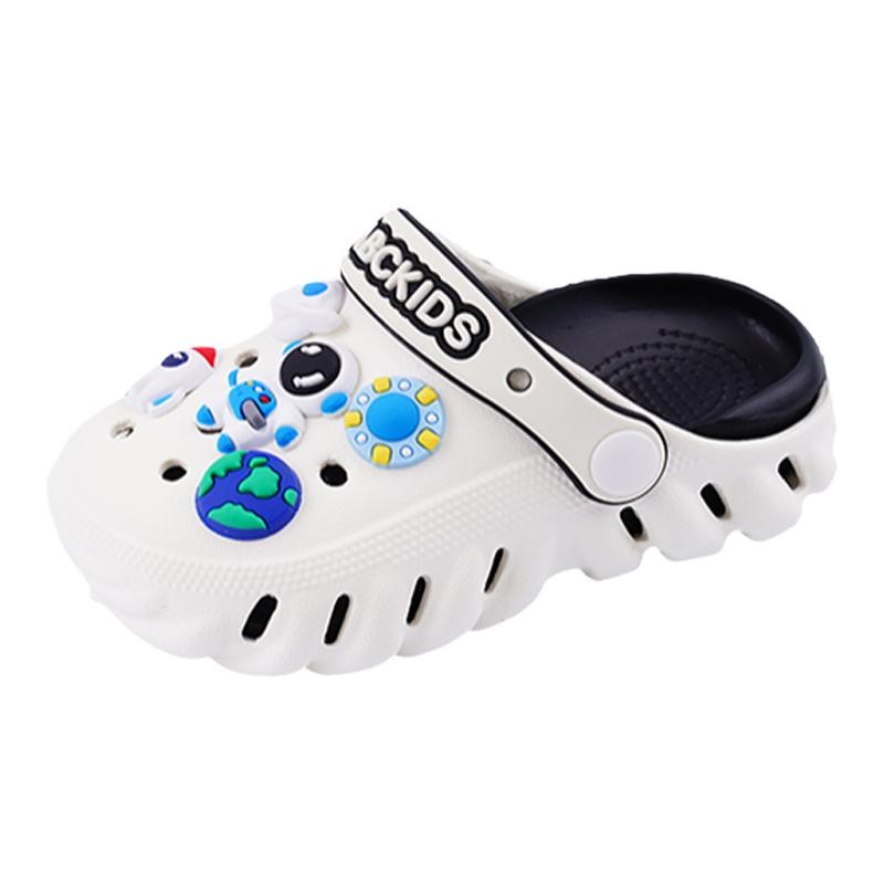 Тапочки для детей от 3 до 7 лет ABC KIDS, белый/черный 
Тапочки для детей от 3 до 7 лет ABC KIDS, белый/черный