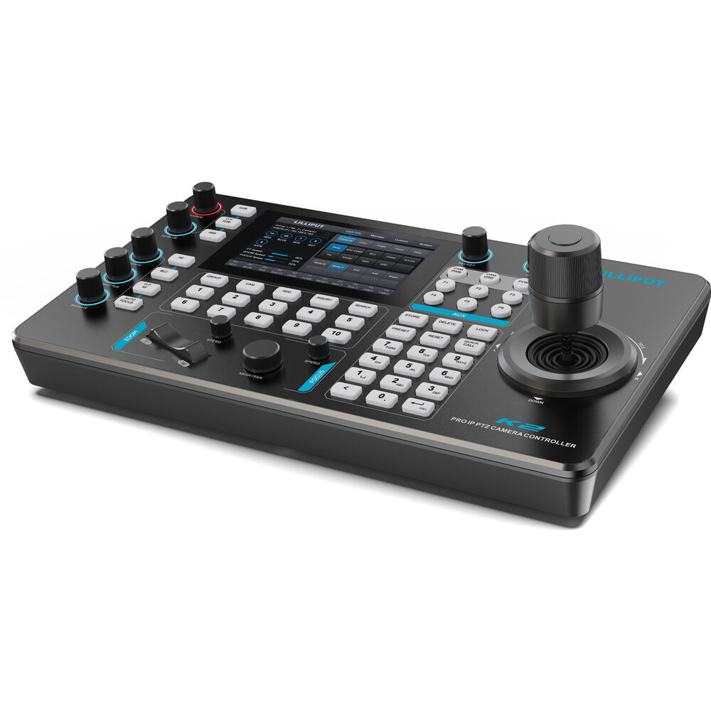Джойстик-контроллер PTZ-камеры Lilliput K2 с сенсорным экраном 
Джойстик-контроллер PTZ-камеры Lilliput K2 с сенсорным экраном