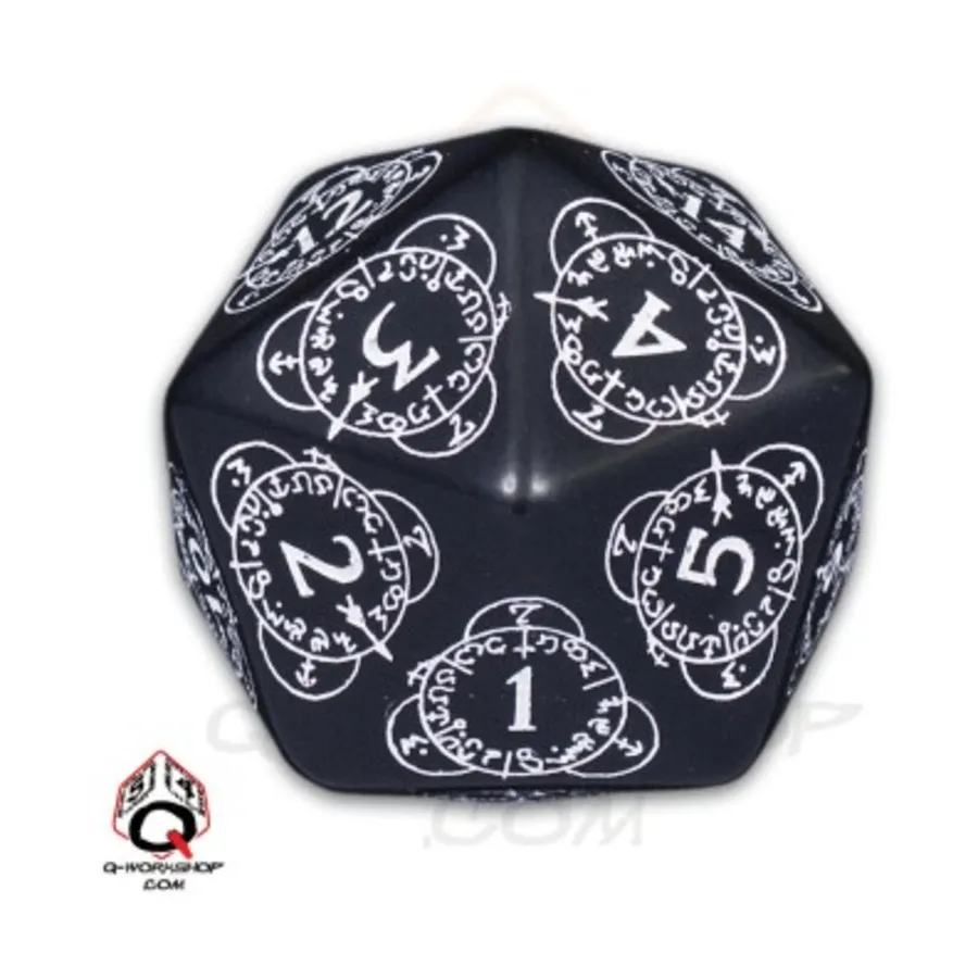 d20 Черный с белым, Card Game Level Spindown Counters
d20 Черный с белым, Card Game Level Spindown Counters