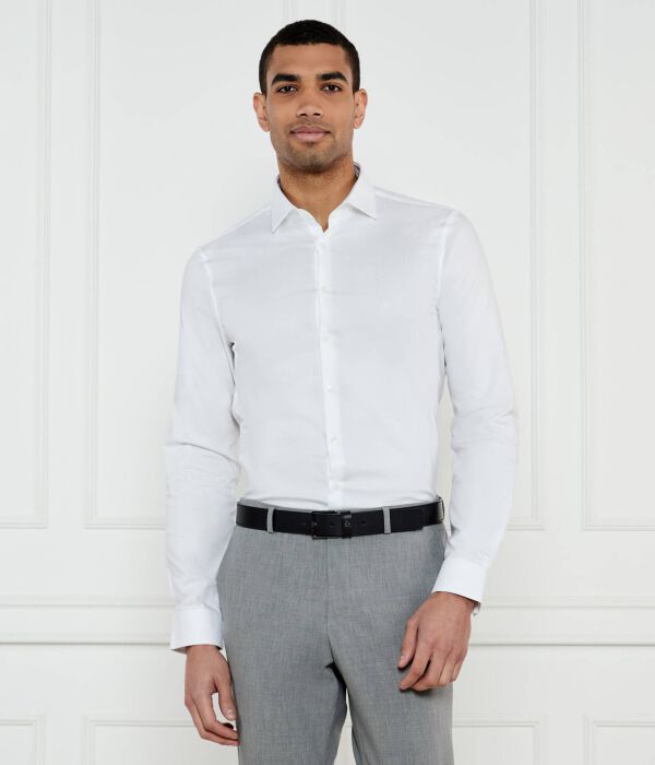 Рубашка Slim fit Calvin Klein, белый 
Рубашка Slim fit Calvin Klein, белый