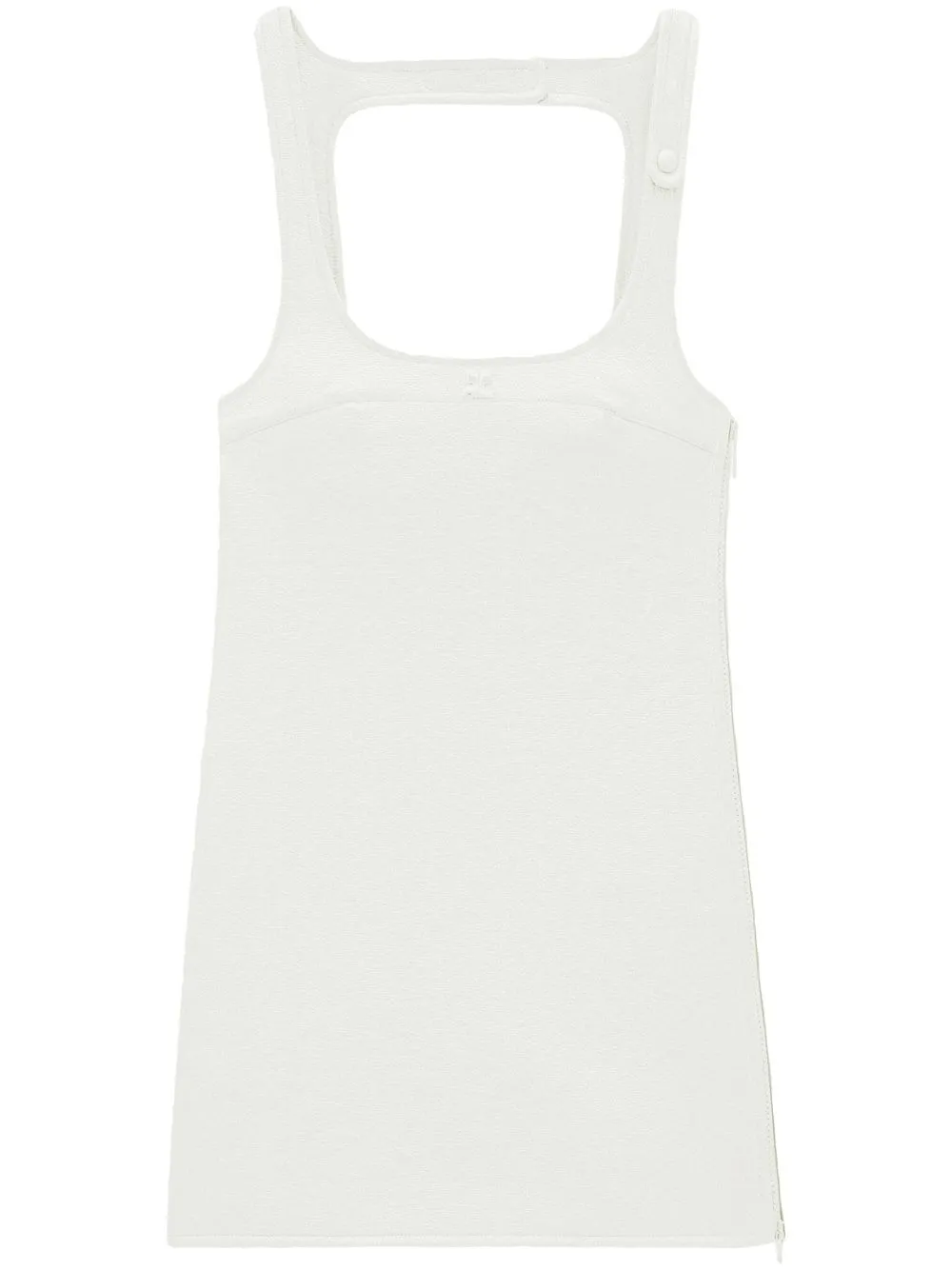 Виниловое платье мини Reedition Courrèges, белый
Виниловое платье мини Reedition Courrèges, белый