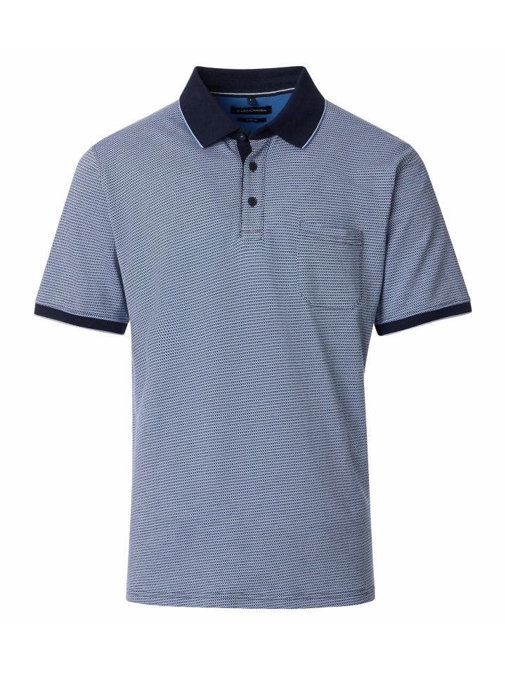 CASAMODA Синяя рубашка поло
CASAMODA Синяя рубашка поло