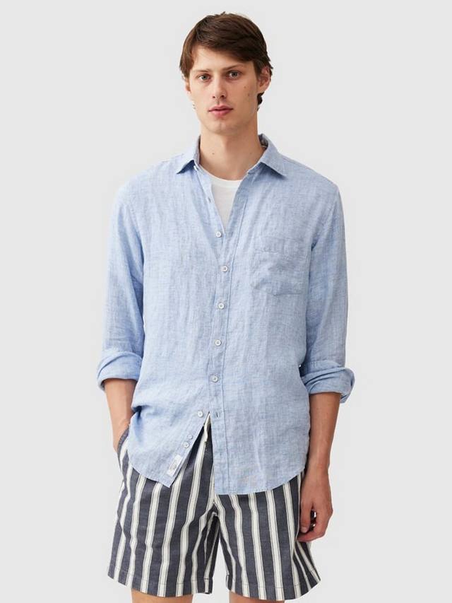 Coromandel Linen Slim Fit рубашка с длинными рукавами Rodd & Gunn, Denim
Coromandel Linen Slim Fit рубашка с длинными рукавами Rodd & Gunn, Denim