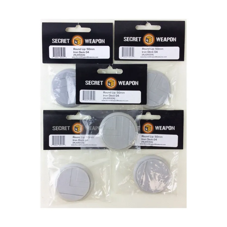 Круглая основа для губ 50 мм № 4 — Iron Deck (5 шт.), Miniature Bases - Flight Deck
Круглая основа для губ 50 мм № 4 — Iron Deck (5 шт.), Miniature Bases - Flight Deck