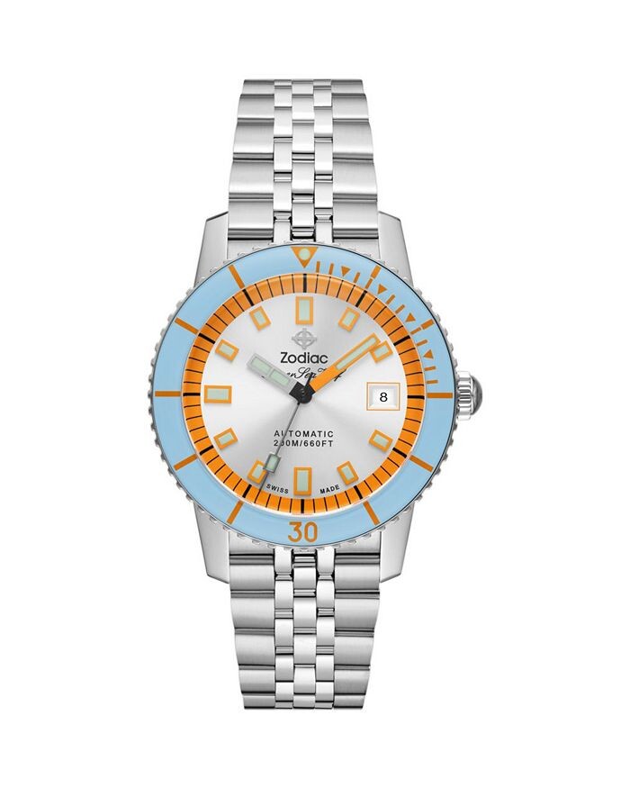 Компрессионные дайверские часы Zodiac Super Sea Wolf, 40 мм, серебряный
Компрессионные дайверские часы Zodiac Super Sea Wolf, 40 мм, серебряный