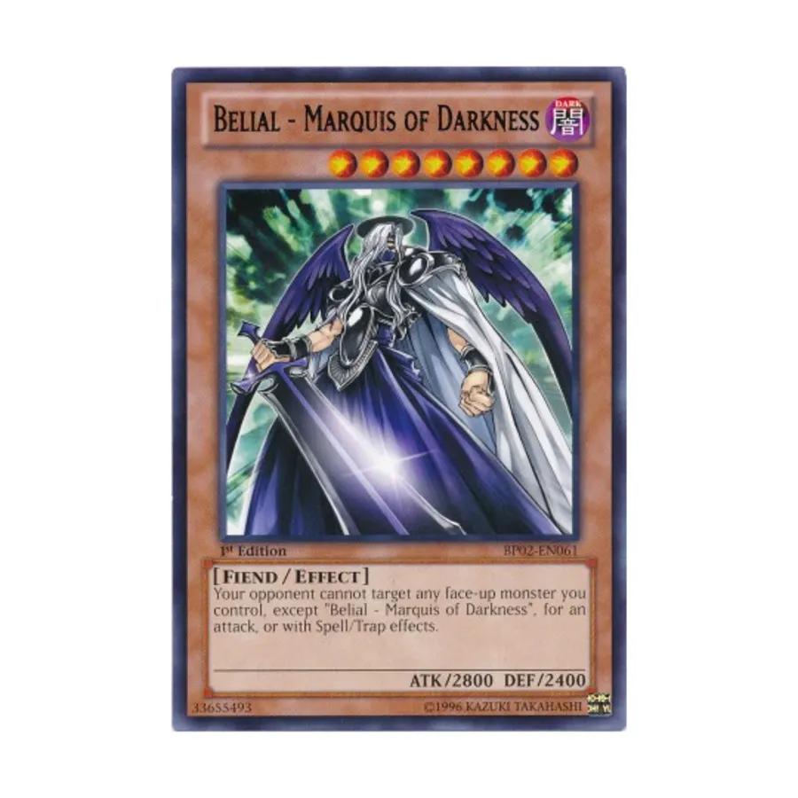 CCG Белиал - Маркиз Тьмы (редкий черный), Yu-Gi-Oh - Battle Pack 2 - War of the Giants - Singles
CCG Белиал - Маркиз Тьмы (редкий черный), Yu-Gi-Oh - Battle Pack 2 - War of the Giants - Singles