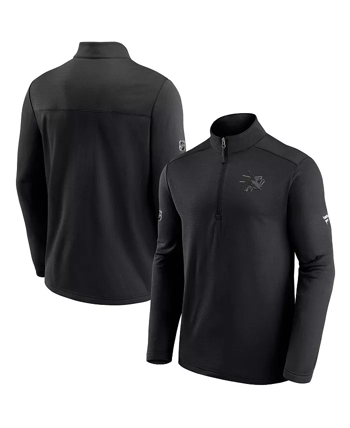 Мужская черная куртка Authentic Pro Travel and Training Quarter-Zip с логотипом San Jose Sharks Fanatics
Мужская черная куртка Authentic Pro Travel and Training Quarter-Zip с логотипом San Jose Sharks Fanatics