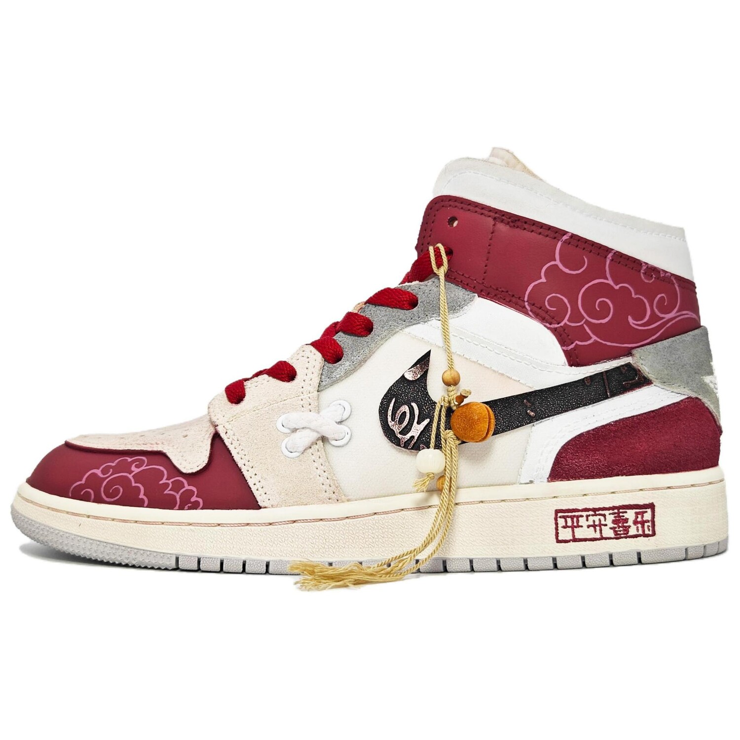 Кроссовки Air Jordan 1 Vintage Basketball Shoes Women's Mid-Top White/burgundy/grey
Кроссовки Air Jordan 1 Vintage Basketball Shoes Women's Mid-Top White/burgundy/grey
