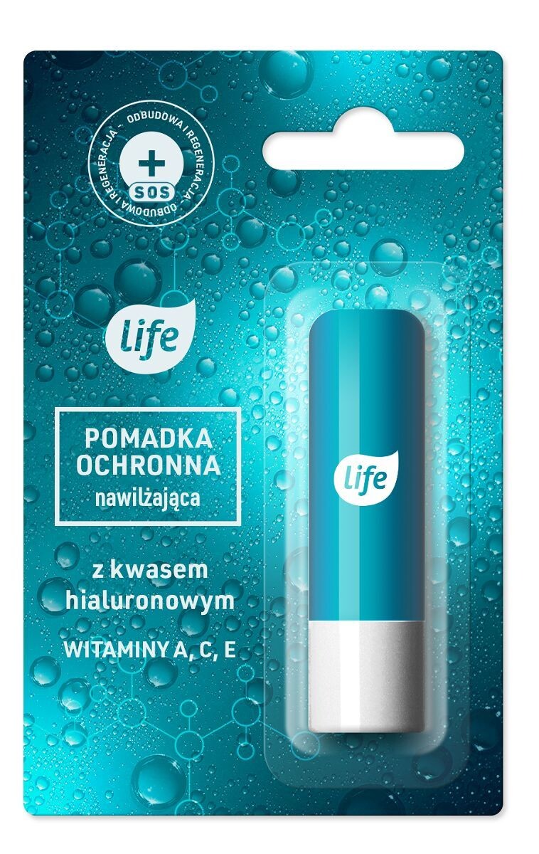 Life Hialuronowa защитная помада для губ, 4.9 g
Life Hialuronowa защитная помада для губ, 4.9 g