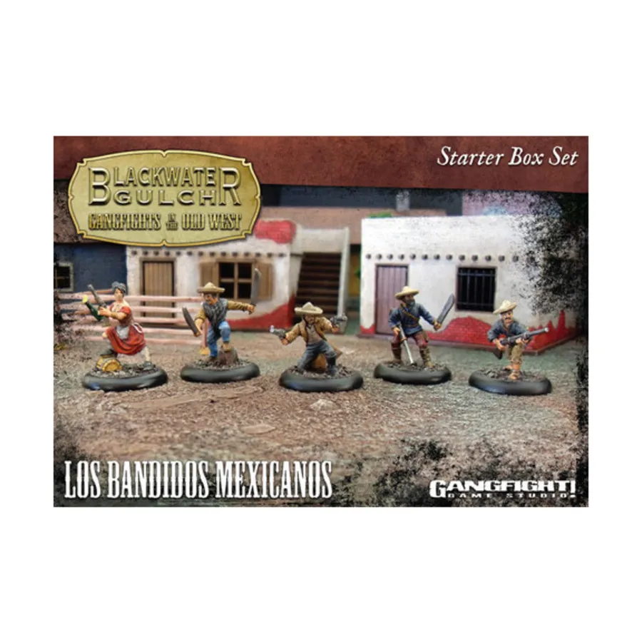 Стартовый бокс-сет Los Bandidos Mexicanos, Blackwater Gulch - Gangfights in the Old West - Core & Assorted (1st Edition) (30mm) 
Стартовый бокс-сет Los Bandidos Mexicanos, Blackwater Gulch - Gangfights in the Old West - Core & Assorted (1st Edition) (30mm)