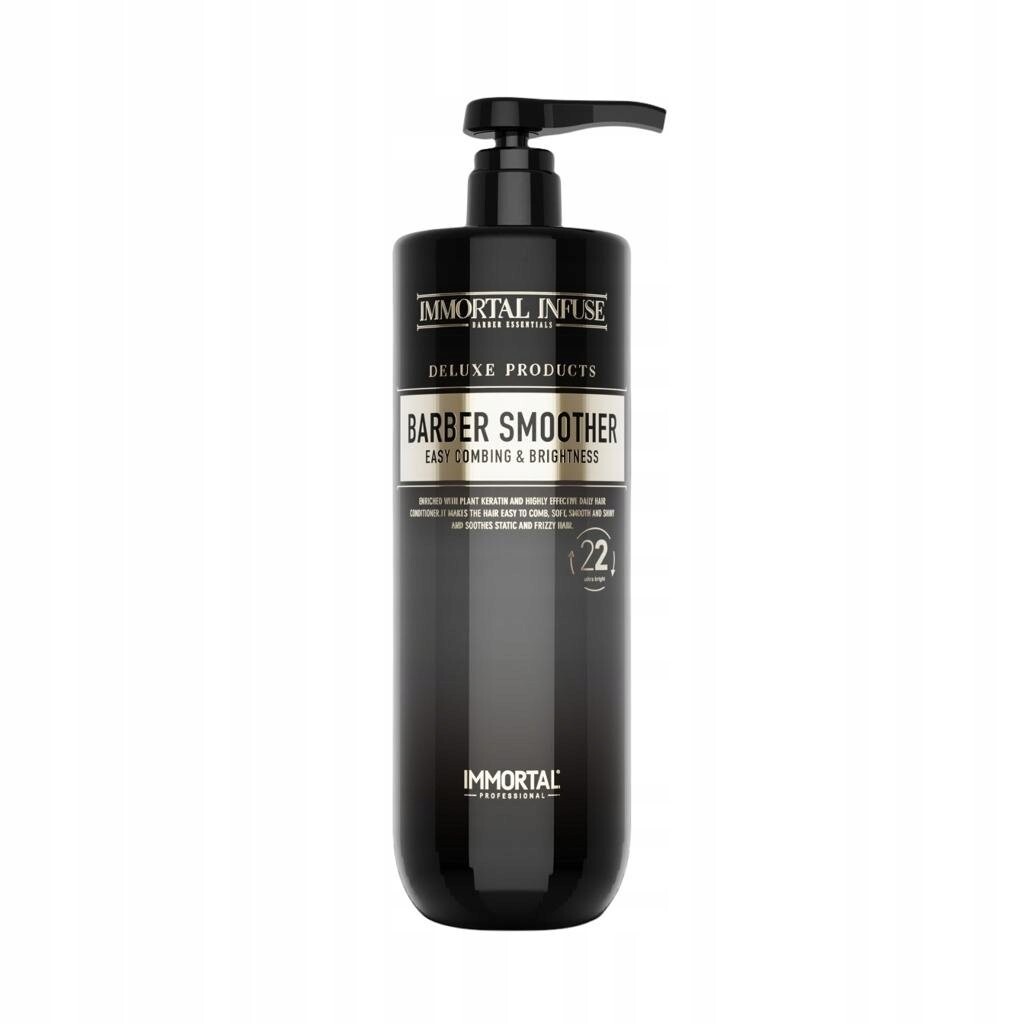 IMMORTAL BARBER SMOOTHER кондиционер для волос - 1000мл Inna Marka
IMMORTAL BARBER SMOOTHER кондиционер для волос - 1000мл Inna Marka