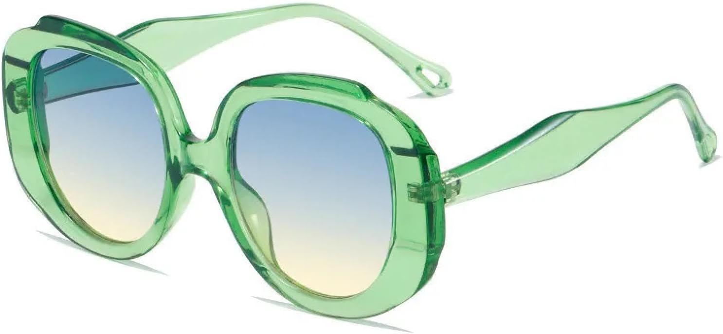 Ретро уникальные овальные солнцезащитные очки, модные, с прозрачными градиентными линзами, защита от УФ-излучения UV400, для мужчин и женщин, в стиле панк TKKTLLT, Blueyellow
Ретро уникальные овальные солнцезащитные очки, модные, с прозрачными градиентными линзами, защита от УФ-излучения UV400, для мужчин и женщин, в стиле панк TKKTLLT, Blueyellow