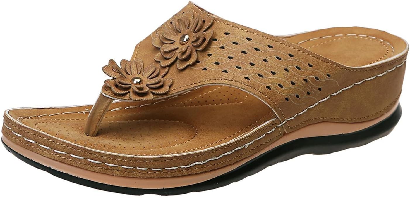 Ортопедические сандалии с поддержкой свода стопы, женские шлепанцы с декоративным цветком на танкетке, летние удобные сандалии на платформе для прогулок, дышащие с вырезами, легкие шлепанцы Generic, хаки
Ортопедические сандалии с поддержкой свода стопы, женские шлепанцы с декоративным цветком на танкетке, летние удобные сандалии на платформе для прогулок, дышащие с вырезами, легкие шлепанцы Generic, хаки