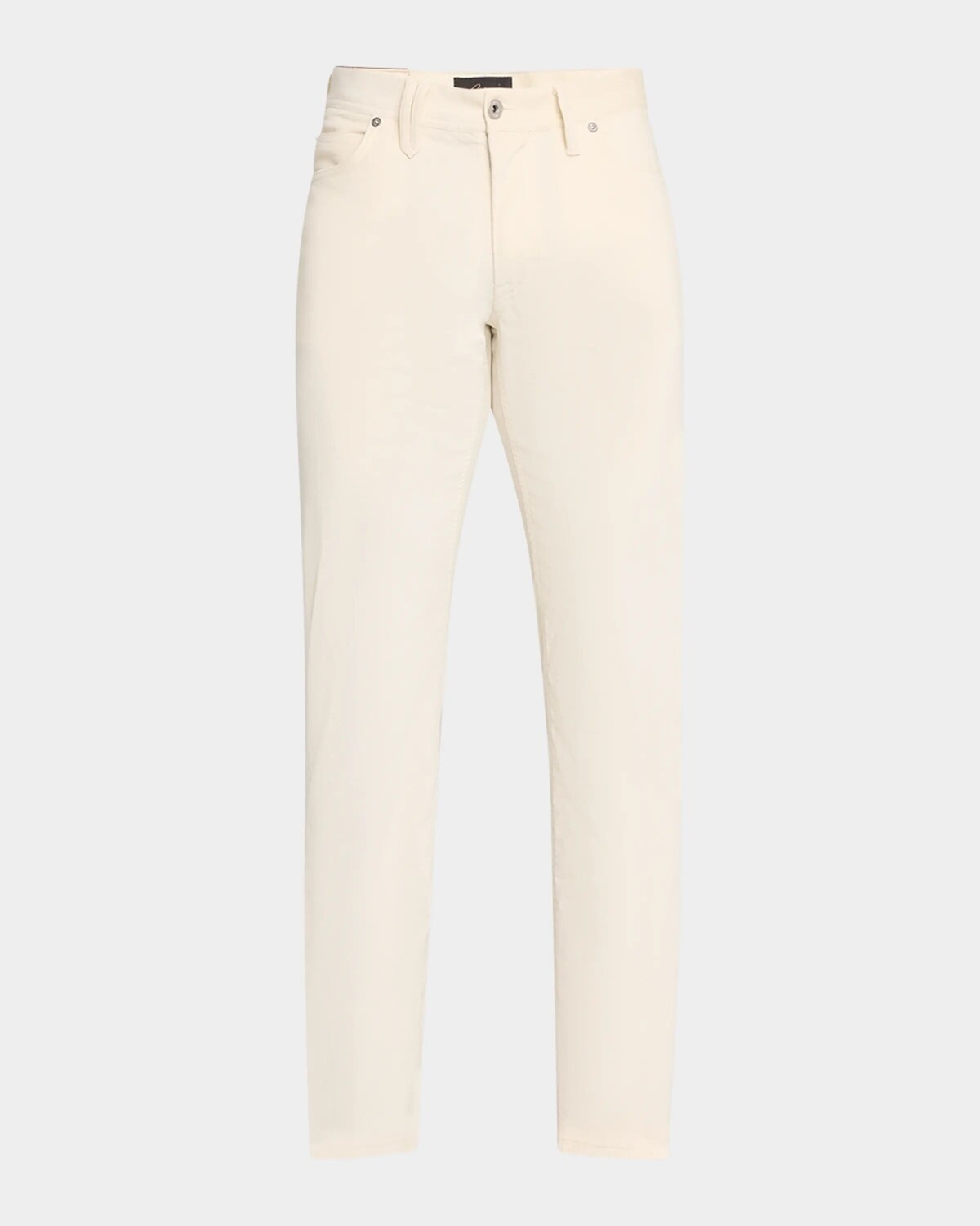 Мужские брюки Pinwale с 5 карманами Brioni, слоновая кость 
Мужские брюки Pinwale с 5 карманами Brioni, слоновая кость