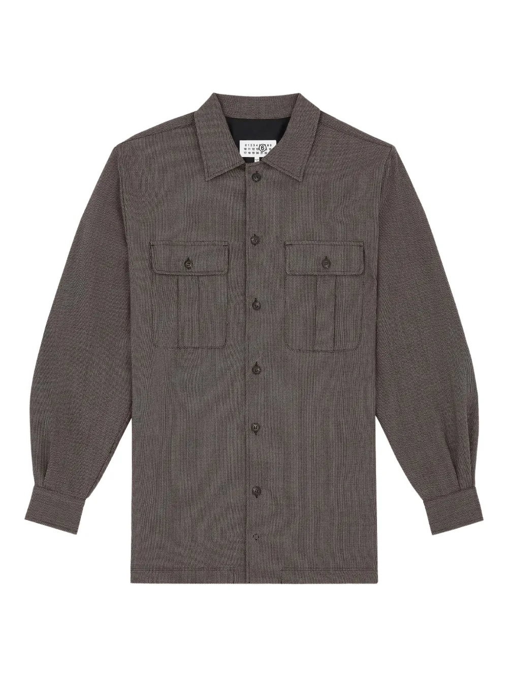 Мини-платье-рубашка Mm6 Maison Margiela, серый
Мини-платье-рубашка Mm6 Maison Margiela, серый