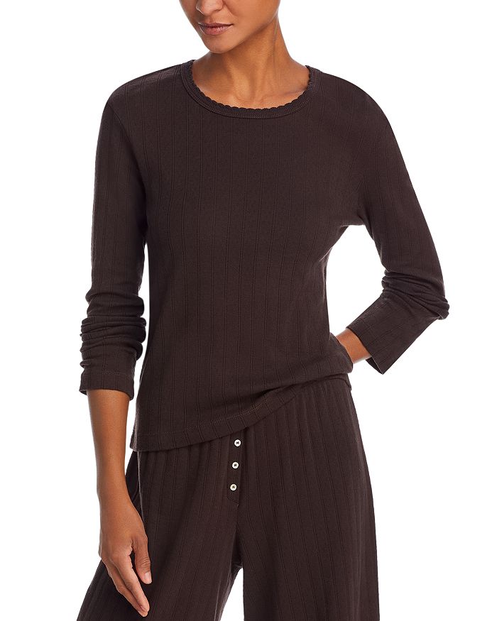 Топ с длинным рукавом в технике пойнтель LESET, коричневый
Топ с длинным рукавом в технике пойнтель LESET, коричневый