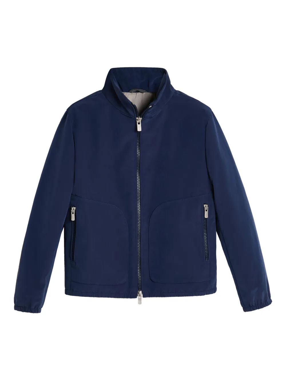 Бомбер с логотипом Brunello Cucinelli Kids, синий
Бомбер с логотипом Brunello Cucinelli Kids, синий