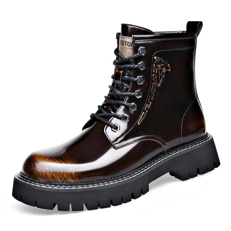 LUOMAIKE Коричневые короткие ботинки Martin для мужчин, цвет Brown
LUOMAIKE Коричневые короткие ботинки Martin для мужчин, цвет Brown