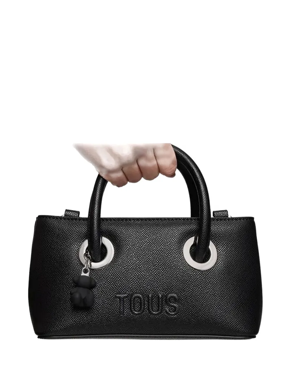 Маленькая сумка-тоут с кольцом в виде мака TOUS, черный
Маленькая сумка-тоут с кольцом в виде мака TOUS, черный