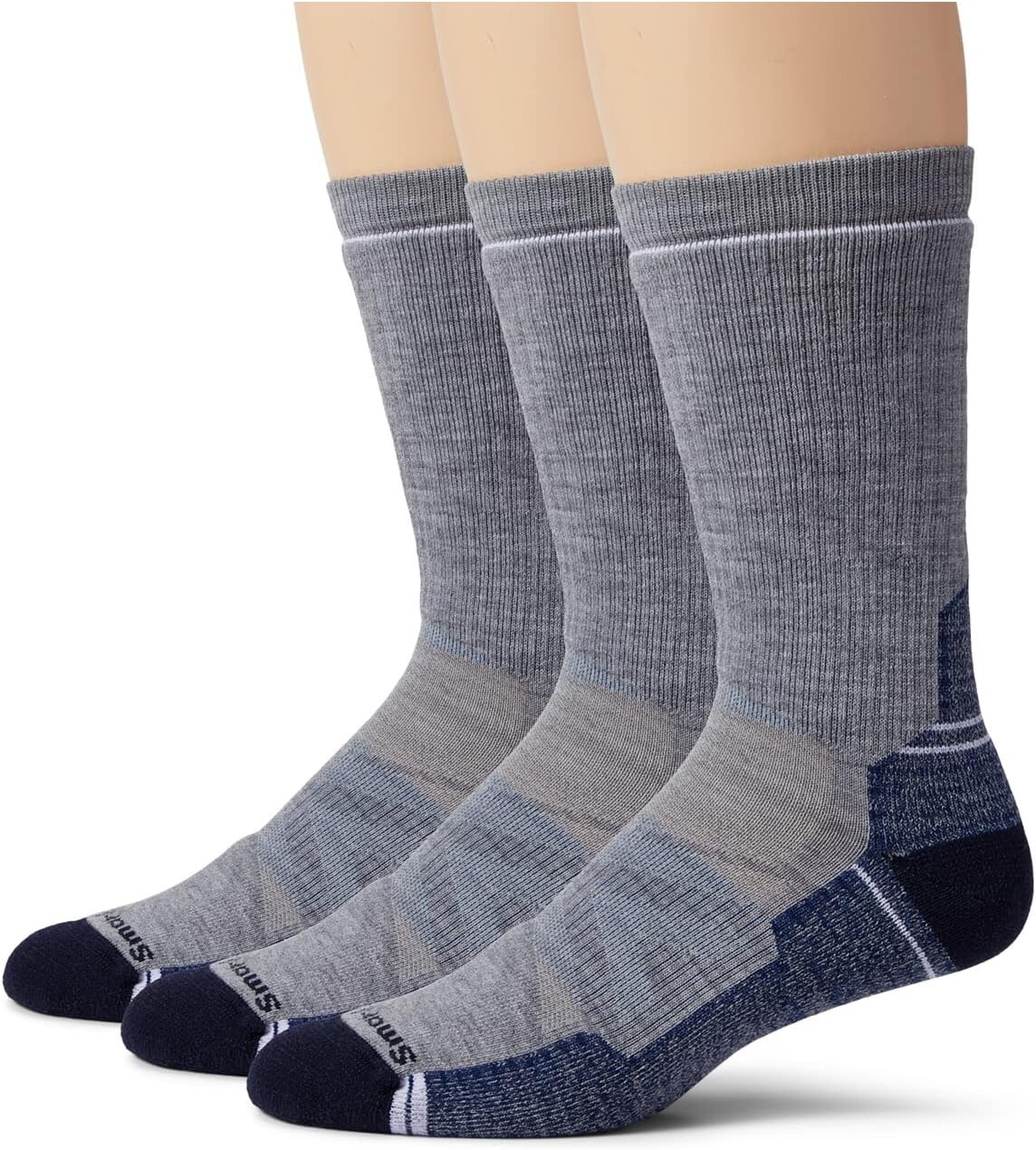 Носки Hike Full Cushion Crew, 3 пары Smartwool, светло-серый 
Носки Hike Full Cushion Crew, 3 пары Smartwool, светло-серый