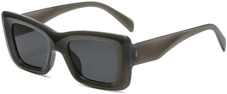 Винтажные классические квадратные солнцезащитные очки для женщин с защитой от УФ-излучения UV400, панк-очки для мужчин и женщин, простые солнцезащитные очки MTZJH, Grey
Винтажные классические квадратные солнцезащитные очки для женщин с защитой от УФ-излучения UV400, панк-очки для мужчин и женщин, простые солнцезащитные очки MTZJH, Grey