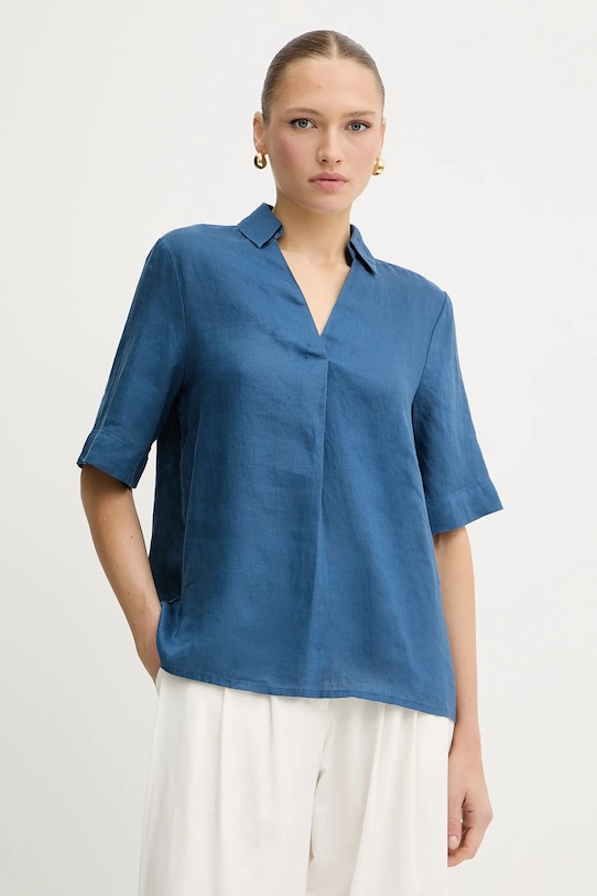 Льняная блузка United Colors Of Benetton, синий
Льняная блузка United Colors Of Benetton, синий