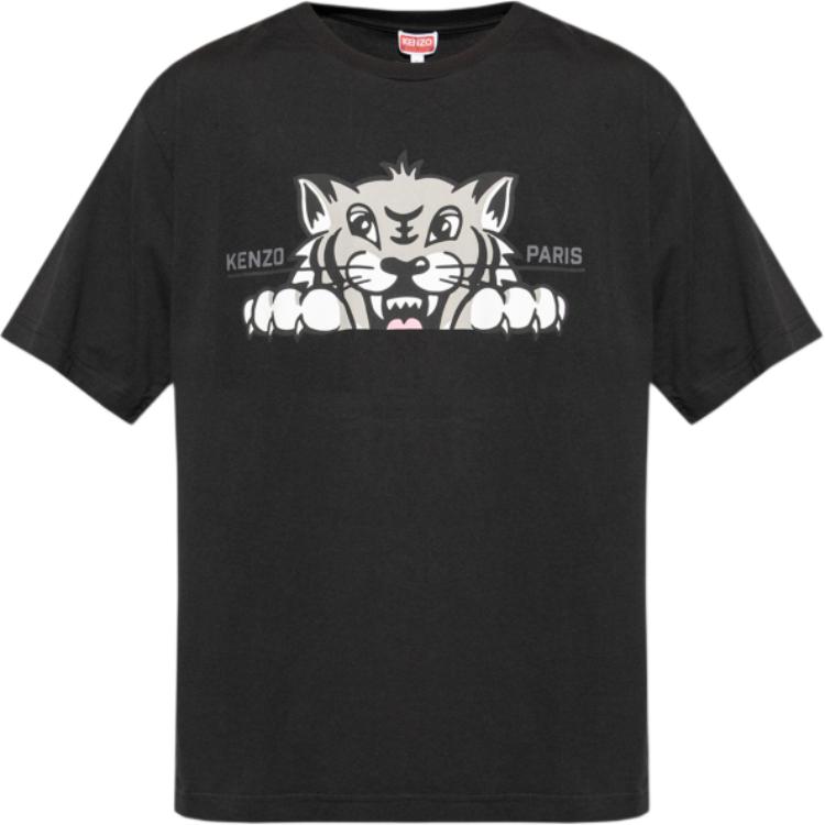 Футболка Happy Tiger с принтом KENZO, черный
Футболка Happy Tiger с принтом KENZO, черный