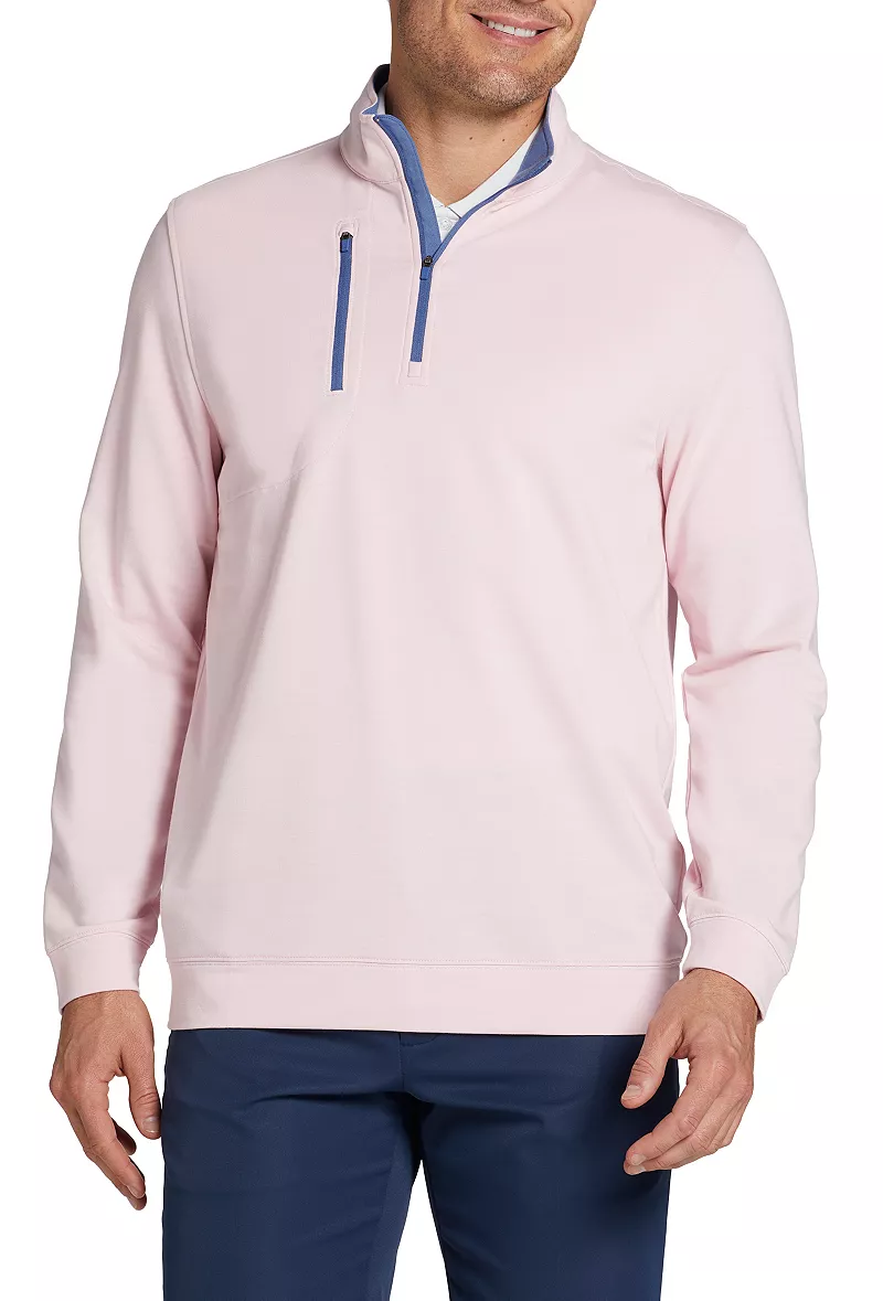Мужской легкий пуловер для гольфа Walter Hagen Performance 11 с молнией 1/4, цвет Pink Tulip
Мужской легкий пуловер для гольфа Walter Hagen Performance 11 с молнией 1/4, цвет Pink Tulip