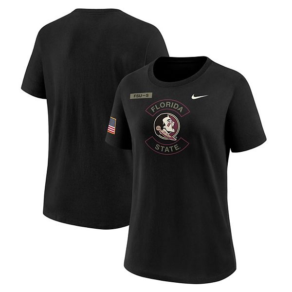 Женская черная футболка Florida State Seminoles 2025 Military Appreciation Dri-FIT Nike
Женская черная футболка Florida State Seminoles 2025 Military Appreciation Dri-FIT Nike
