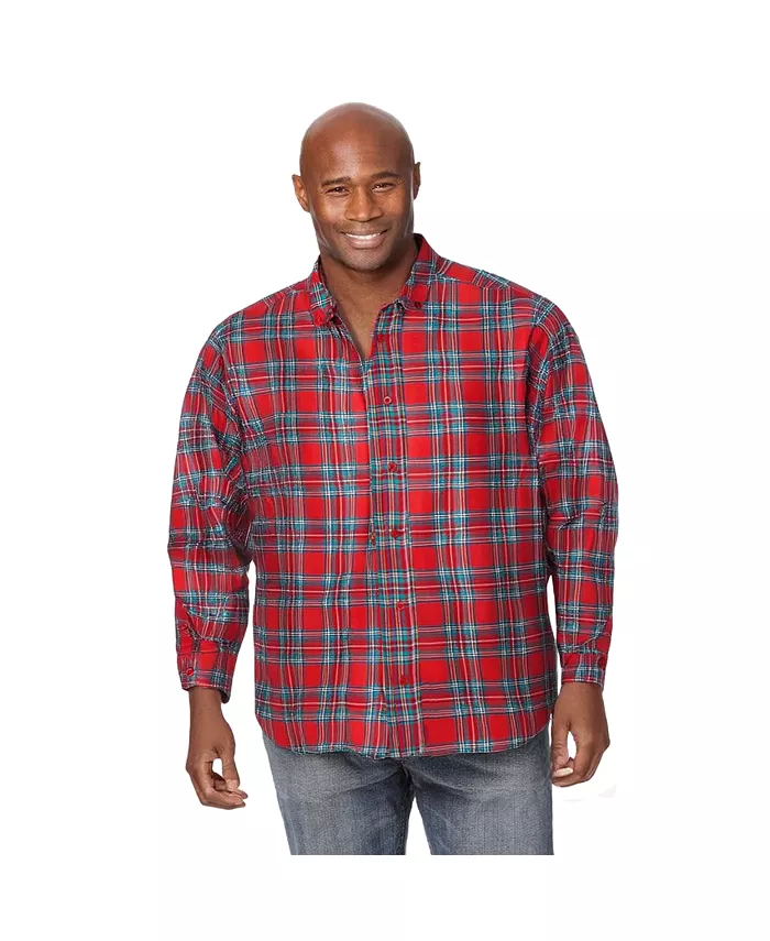 Фланелевая рубашка KingSize Big & Tall Liberty Blues, красный
Фланелевая рубашка KingSize Big & Tall Liberty Blues, красный