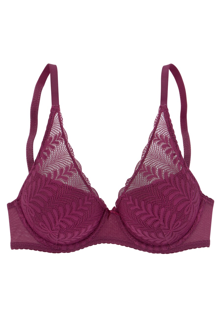 Треугольный бюстгальтер LASCANA, бордовый
Треугольный бюстгальтер LASCANA, бордовый