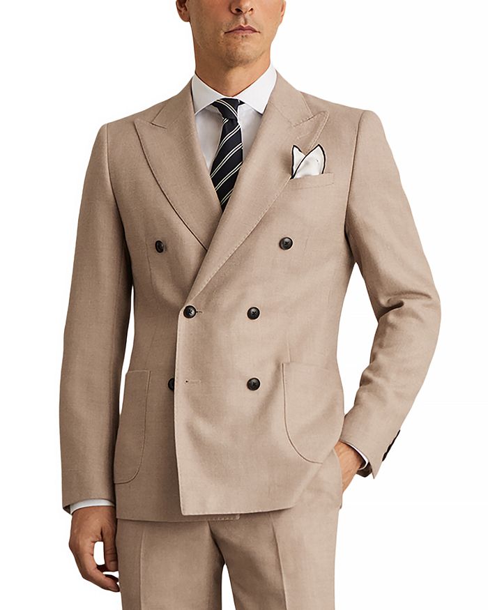 Двубортный приталенный блейзер с острыми лацканами REISS, коричневый/бежевый
Двубортный приталенный блейзер с острыми лацканами REISS, коричневый/бежевый