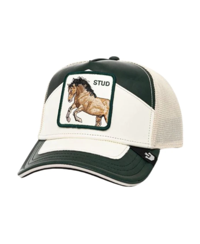 Бейсбольная кожаная кепка дальнобойщика, фермерский жеребец Goorin Bros, мультиколор
Бейсбольная кожаная кепка дальнобойщика, фермерский жеребец Goorin Bros, мультиколор