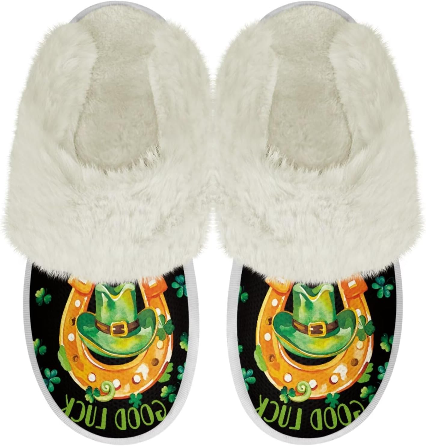 Домашние тапочки Binienty для женщин и мужчин с эффектом памяти, для дома и улицы, пушистые тапочки для спальни, St. Patrick's Hat
Домашние тапочки Binienty для женщин и мужчин с эффектом памяти, для дома и улицы, пушистые тапочки для спальни, St. Patrick's Hat