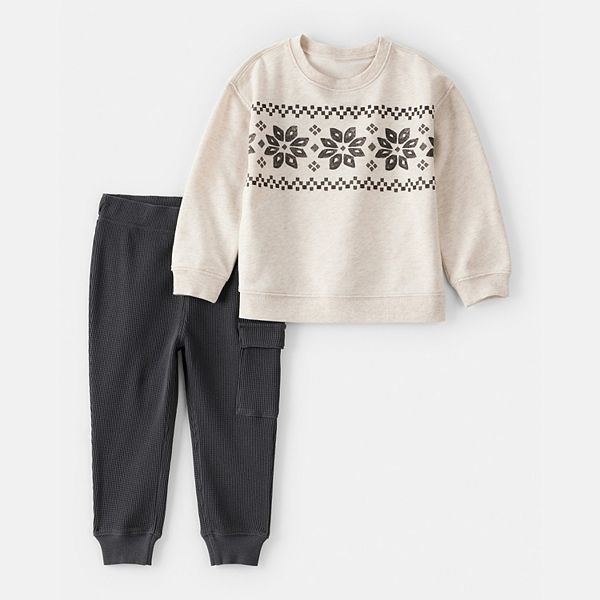 Детский комплект из свитшота и брюк fair isle Carter'S
Детский комплект из свитшота и брюк fair isle Carter'S