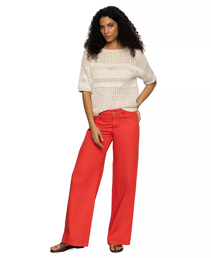 Женская хлопковая ажурная футболка с круглым вырезом Macrame Sanctuary, коричневый/бежевый
Женская хлопковая ажурная футболка с круглым вырезом Macrame Sanctuary, коричневый/бежевый